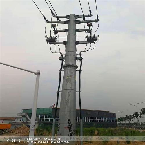 66kv电力钢管杆厂家产品价格-产品图片-输电设备-